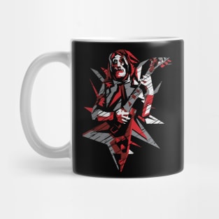 Metal rock guitar player Mug